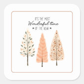 ラインアートボホ自然ミニマモダンリスト北松 スクエアシール (正面)