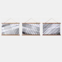 ラインアート ウッド トップ ウォール タペストリー