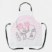 ラインアート エプロン (正面)
