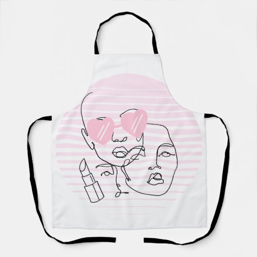 ラインアート エプロン (正面)