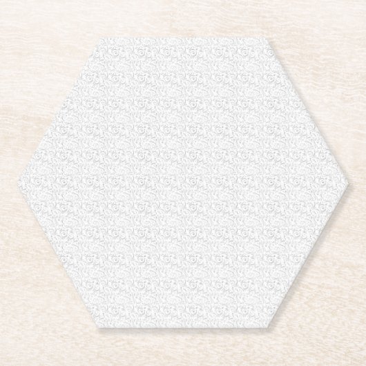 ラインアート、 カンガルー、 ゴースト ペーパーコースター (正面)