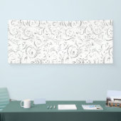 ラインアート、カンガルー、幽霊バナー 横断幕 (トレードショー)