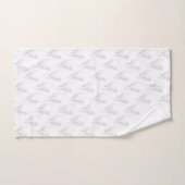 ラインアート、シーシェル、ハープ バスタオルセット (ハンドタオル)