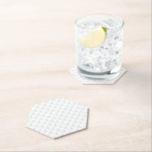 ラインアート、シーシェル、ハープ ペーパーコースター (インサイチュ)