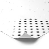 ラインアート、シーセル、ハープ台座のサイン ポスター (角)