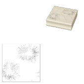 ラインアート、ライトグレー、ゲイザーウッドアートスタンプ ラバースタンプ (押印)