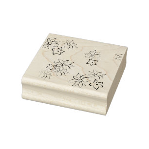 ラインアート、Catskill White、ファンタジーウッドアートスタンプ ラバースタンプ