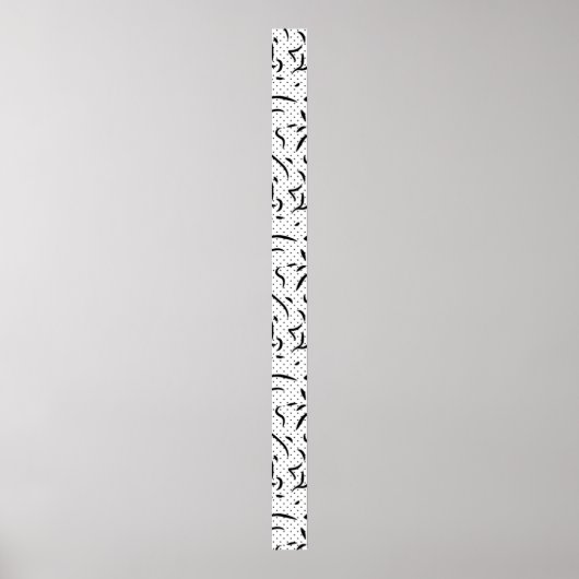 ラインアート、Vista White、アラバスターのペデスタルサイン ポスター (正面)