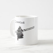 ラインウィンド·ラインマン·マグ電車 コーヒーマグカップ (正面左)