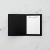 ラインエレガントスケッチ新郎新婦 サンキューカード (内部)