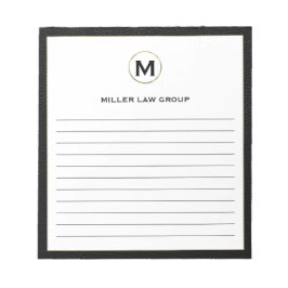 ラインエレガントメモ帳 ノートパッド