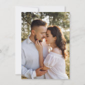 ラインエレガント描フローラセージ2写真結婚 セーブザデート (裏面)