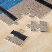 ラインオブパームズ – ビーチ-海パズル ジグソーパズル (側面)