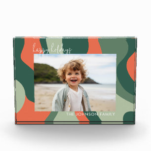 ラインオーガニック抽象芸術アート – ジェイドコーラル1 フォトブロック