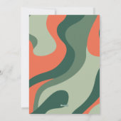 ラインオーガニック抽象芸術アート – 1フォトジェードコーラル シーズンカード (裏面)