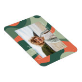 ラインオーガニック抽象芸術アート – 1フォトジェードコーラル マグネット (右側)