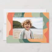 ラインオーガニック抽象芸術アート – 1フォトジェードタンゲリン シーズンカード (正面)