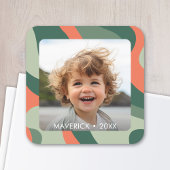 ラインオーガニック抽象芸術アート – 1フォトジェードタンゲリン スクエアシール