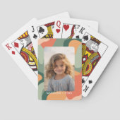 ラインオーガニック抽象芸術アート – 1フォトジェードタンゲリン トランプ (裏面)