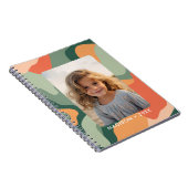 ラインオーガニック抽象芸術アート – 1フォトジェードタンゲリン ノートブック (右側)