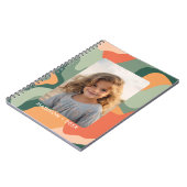 ラインオーガニック抽象芸術アート – 1フォトジェードタンゲリン ノートブック (左側)