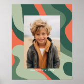 ラインオーガニック抽象芸術アート – 1フォトジェードタンゲリン ポスター (正面)