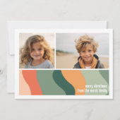 ラインオーガニック抽象芸術アート – 2フォトジェードタンゲリン シーズンカード (正面)