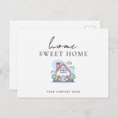 ラインカラフルホームスイートホームニューホームオーナー ポストカード (正面/裏面)