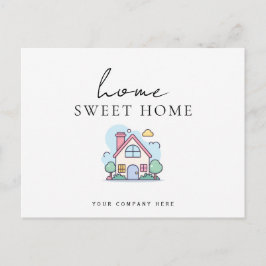 ラインカラフルホームスイートホームニューホームオーナー ポストカード
