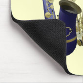 ラインカラフルマウスパッドの5つのサクソフォン マウスパッド (コーナー)