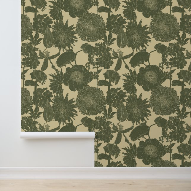 ラインガーデンと熱帯の花。 壁紙 (アプリケーション)