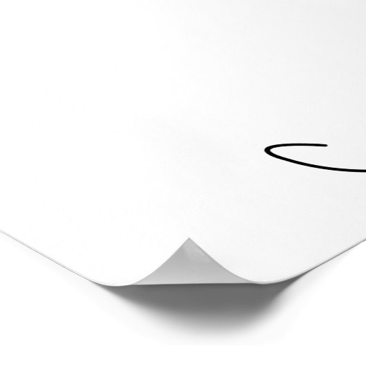 ラインキャッ描ト ポスター (角)