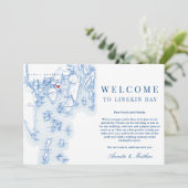 ラインキンベイリゾートメイン結婚ズウェルカム旅程 サンキューカード (スタンド正面)