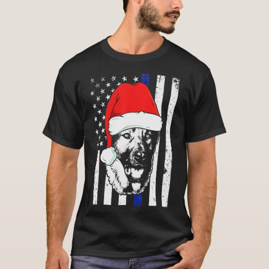 ラインクリスマスドイツの羊飼い241 Tシャツ (正面)