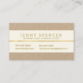 ラインゴールデンミニマリストプロフェッショナル 名刺 (裏面)