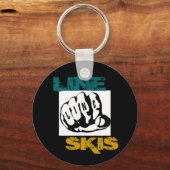 ラインスキー キーホルダー (正面)