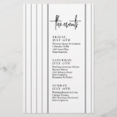 ラインスクリプト結婚のイベントタイムライン (正面)