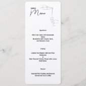 ラインスケッチディナーパーティー メニュー (正面)