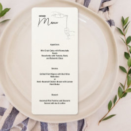 ラインスケッチディナーパーティー メニュー