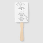 ラインスケッチ観葉式プログラムハンドファン ハンドファン (正面)