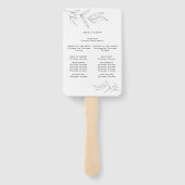 ラインスケッチ観葉式プログラムハンドファン ハンドファン (裏面)