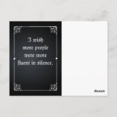 ラインストンスカル ポストカード (裏面)