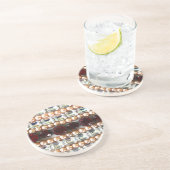 ラインストーンと真珠 – ヴィンテージジュエリー コースター (側面)