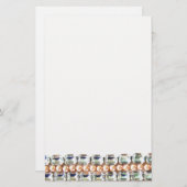 ラインストーンと真珠 – ヴィンテージジュエリー 便箋 (正面/裏面)