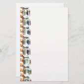 ラインストーンと真珠 – ヴィンテージジュエリー 便箋 (正面/裏面)