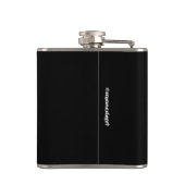 ラインストーンのスカル フラスク (裏面)