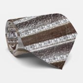 ラインストーンの銀及び金ゴールドのフェイクな革首のタイ ネクタイ (ロール)