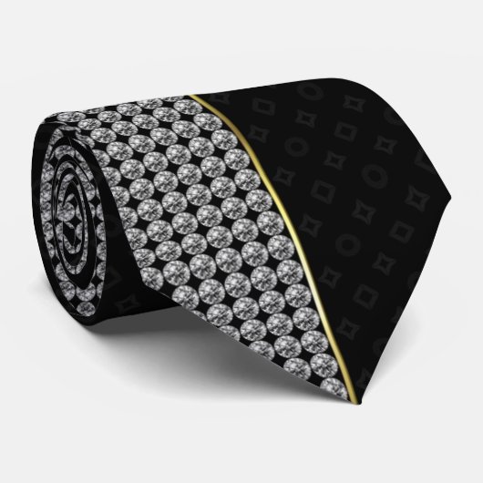 ラインストーンの魅力の一定の首のタイ ネクタイ (ロール)