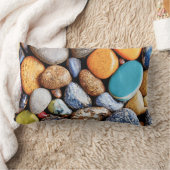 ラインストーンは鮮やかなパステル色 ランバークッション (ブランケット)