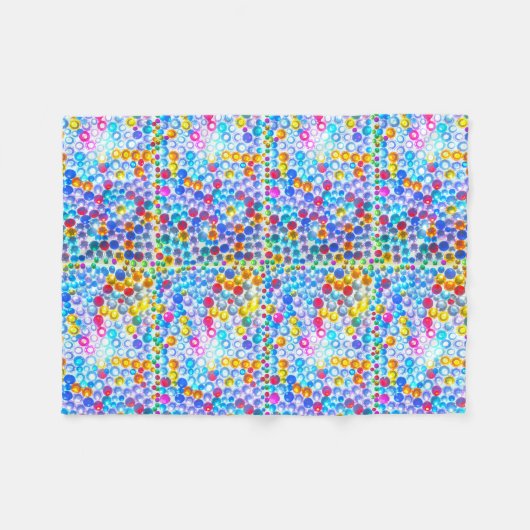 ラインストーンフリースブランケット フリースブランケット (正面(横))